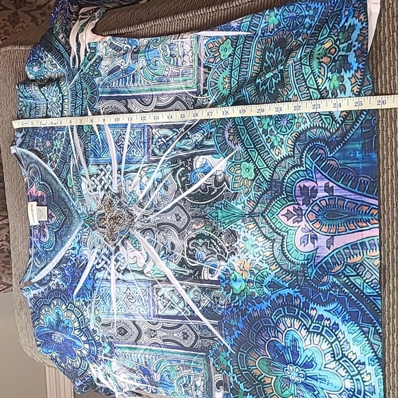 Chico's Beaded Boho Blouse - Picture 9 of 10